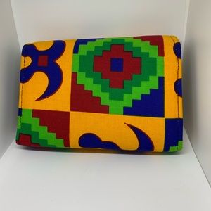 Handmade African Print Colorful Clutch bag